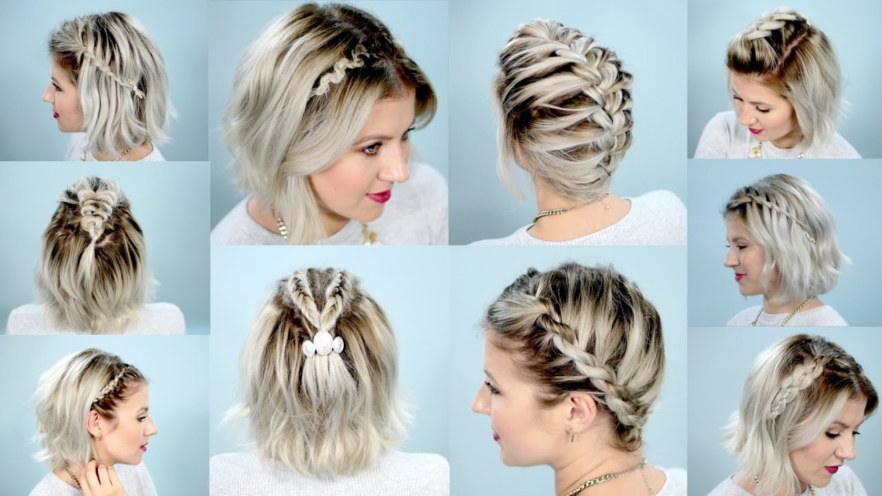 Hairstyles That Are Easy
 10 EASY BRAIDS FOR SHORT HAIR TUTORIAL
