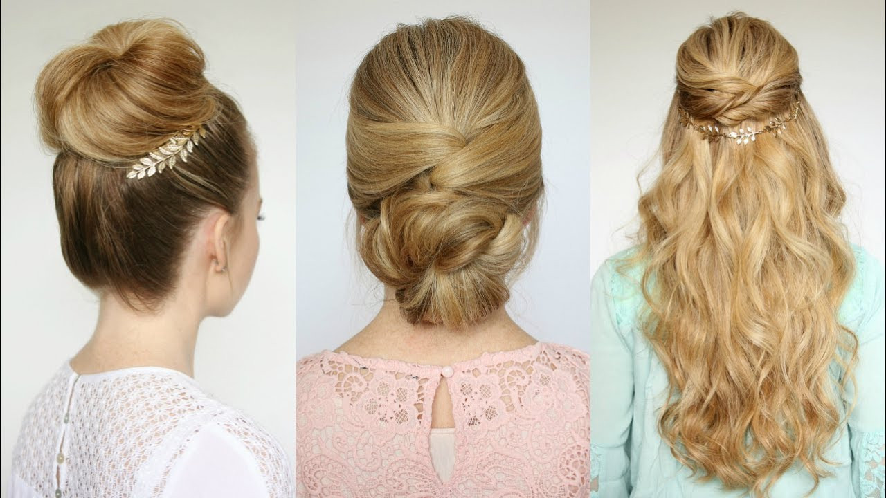 Hairstyles That Are Easy
 3 Easy Prom Hairstyles