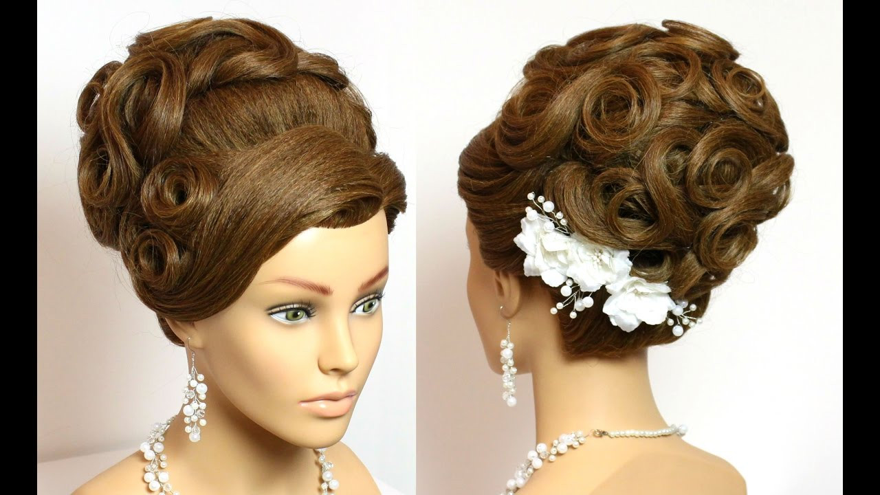 Hairstyles Updo For Wedding
 Hairstyle for long hair tutorial Wedding bridal updo