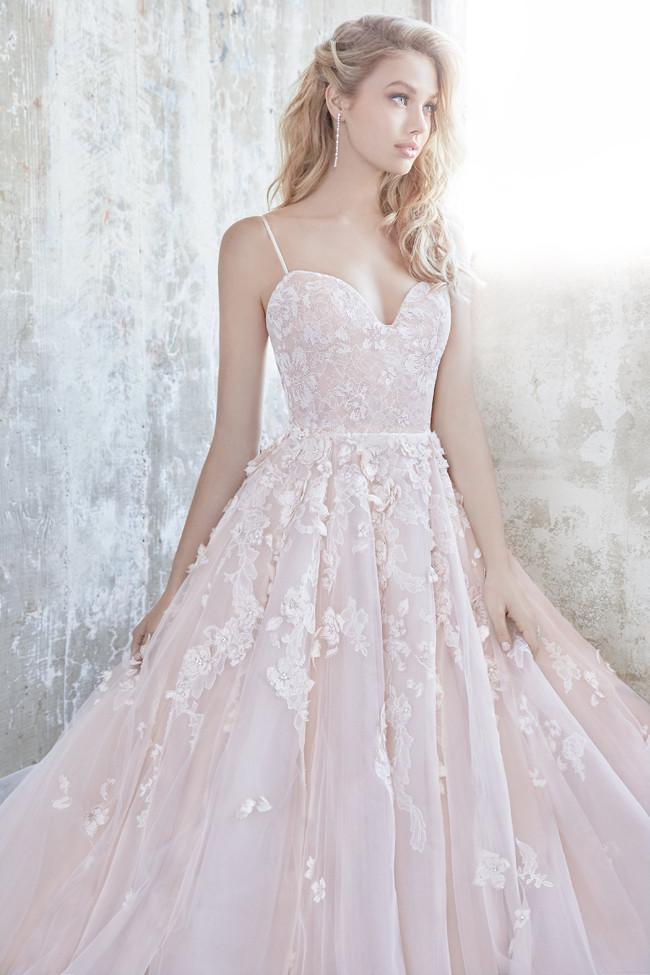 Haley Paige Wedding Gowns
 Utterly blown away by this rose pink gown from Hayley