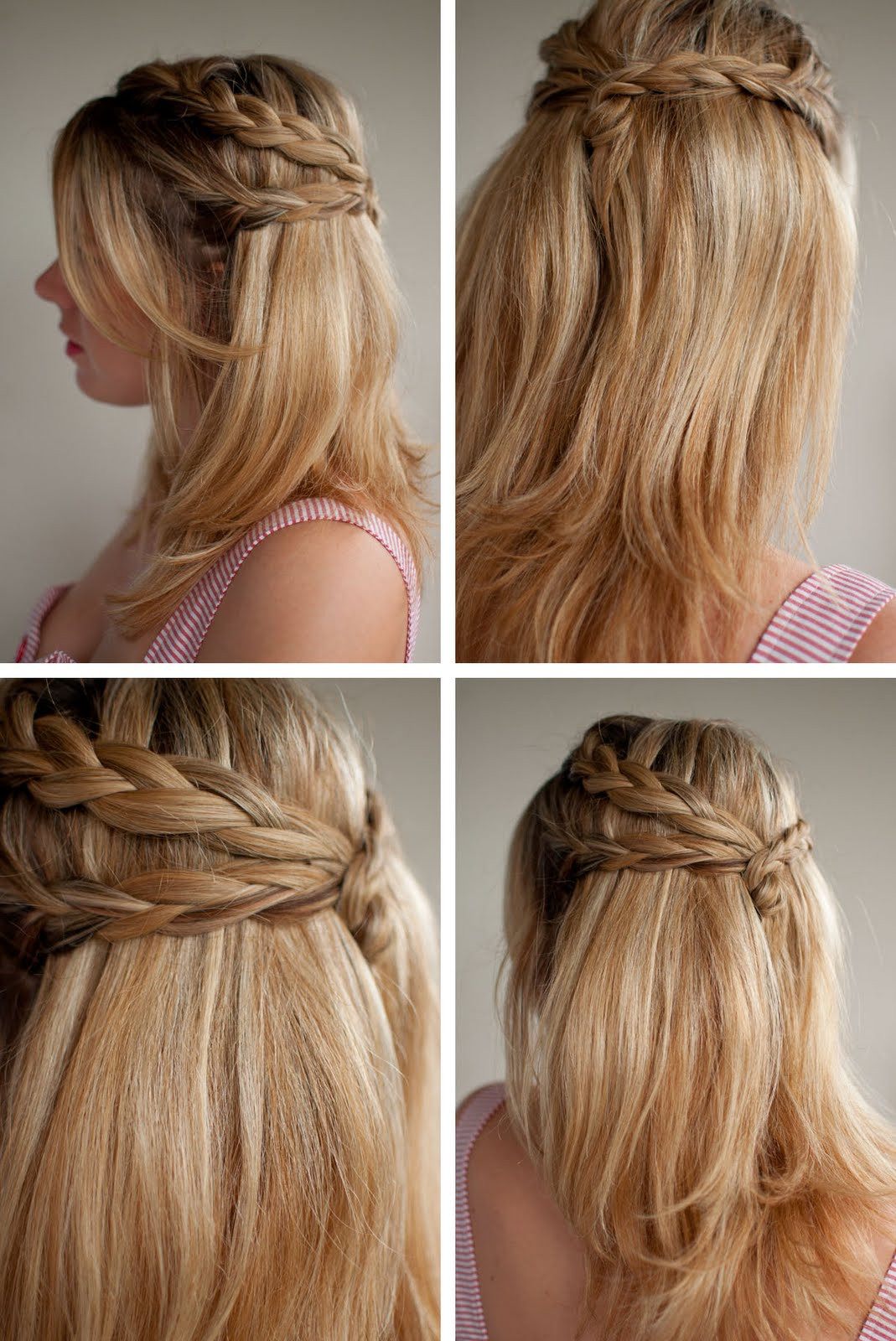 Half Braided Hairstyles
 Half Up Half Down Hairstyles for 2012 Long Hairstyles