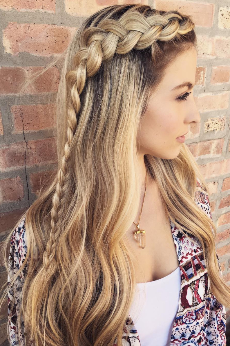 Half Braided Hairstyles
 The Best Braids For Your Face Shape Southern Living