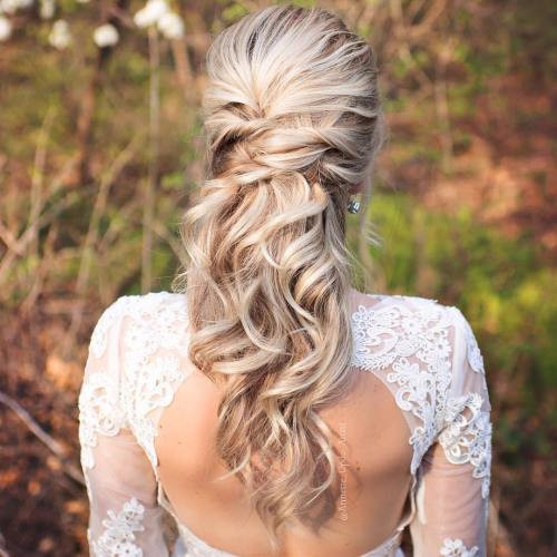 Half Updo Hairstyles Wedding
 Half Up Half Down Wedding Hairstyles – 50 Stylish Ideas