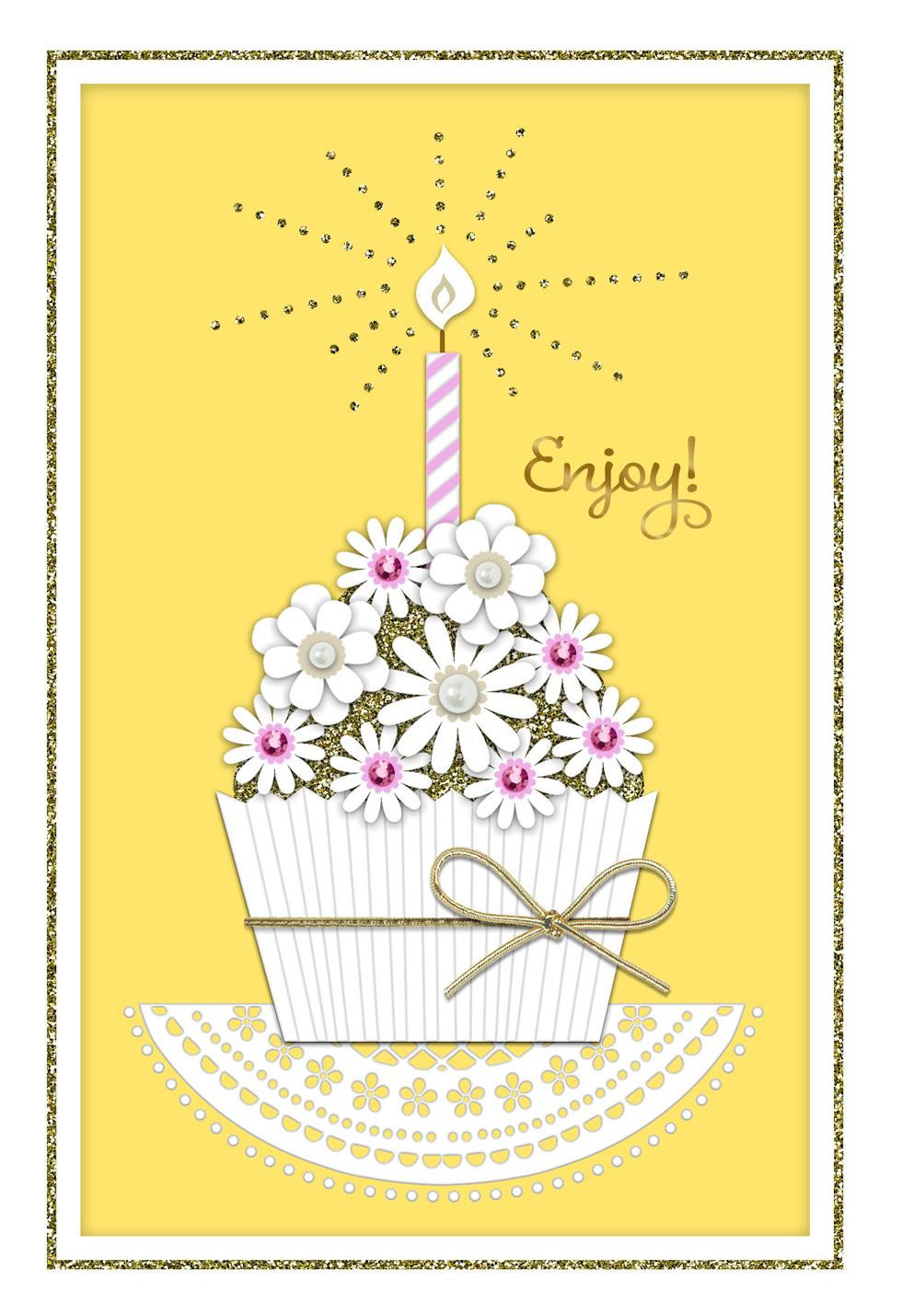 Hallmark Birthday Wishes
 Elegant Cupcake Wishes Birthday Card Greeting Cards