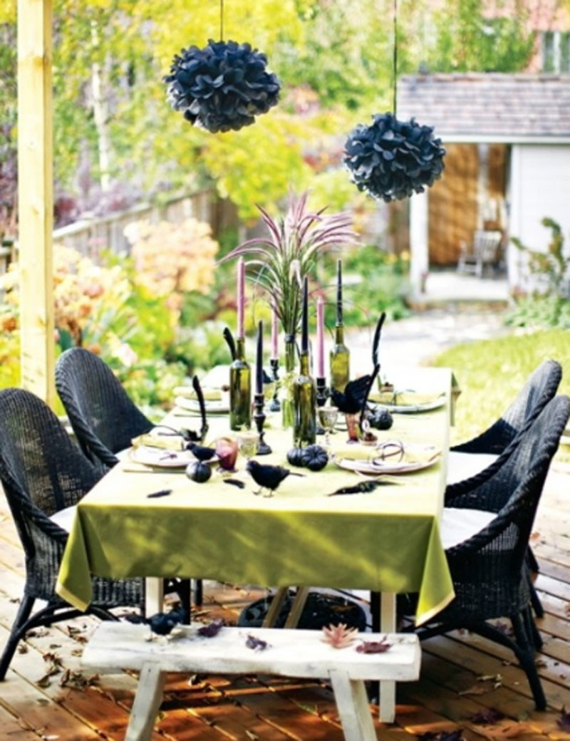 Halloween Backyard Party Ideas
 Substance of Living Halloween Party Table Decorating Ideas