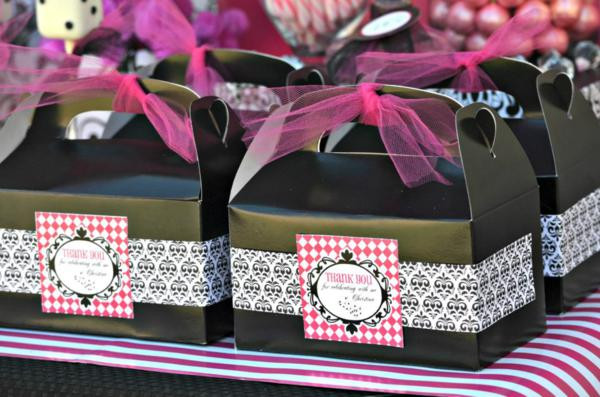 Halloween Bunco Party Ideas
 Crissy s Crafts Glam Black and Pink Bunco Night