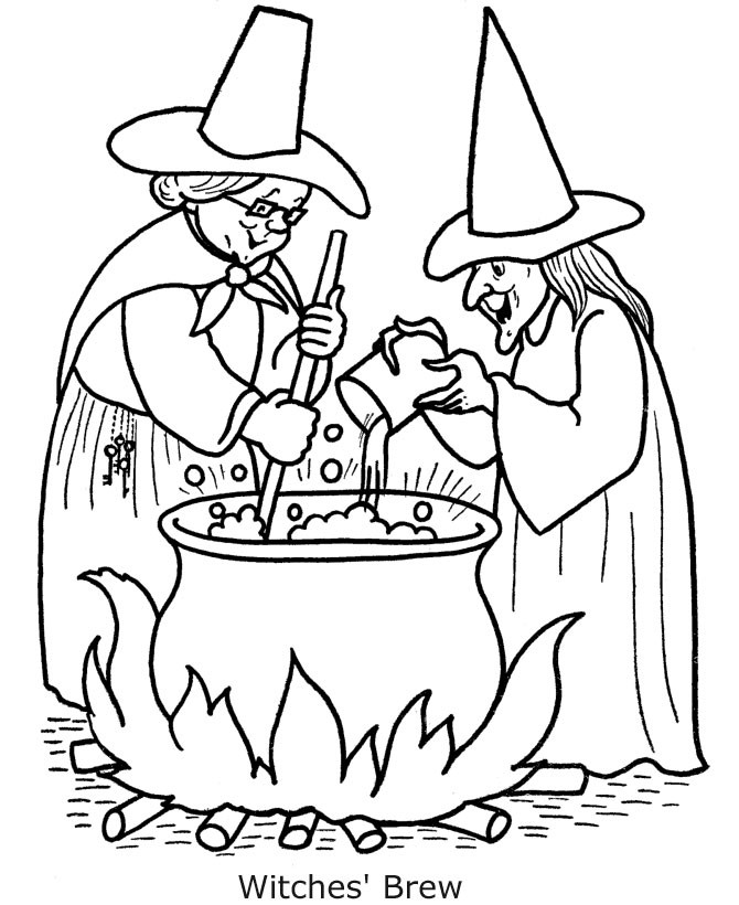 Halloween Coloring Pages For Kids
 halloween coloring pages Free Scary Halloween Coloring