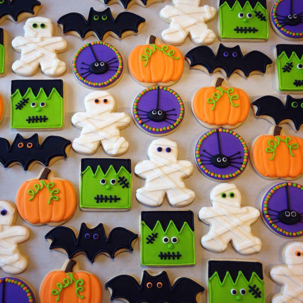 Halloween Decorated Cookies
 Halloween Sugar Cookies