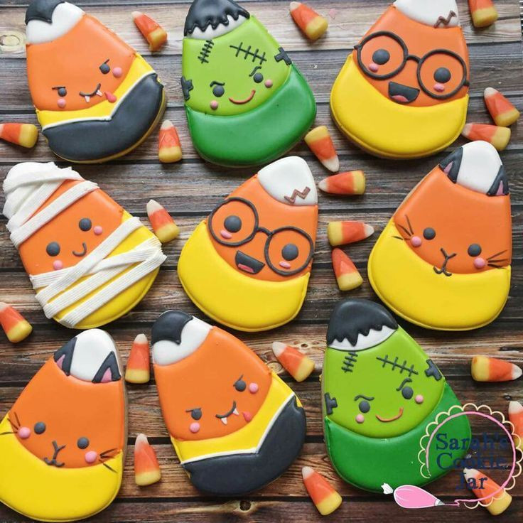 Halloween Decorated Cookies
 601 best Halloween cookies & sweets images on Pinterest