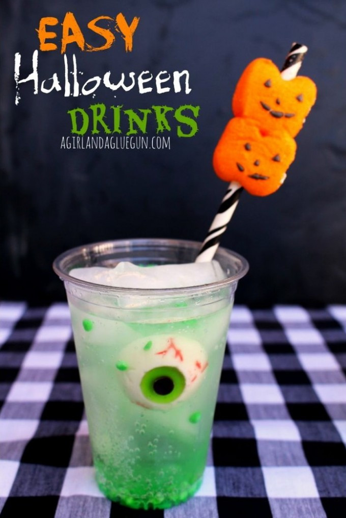 Halloween Party Drinks For Kids
 Spooky Eyeball Halloween Drink – Best Cheap Easy & Fast