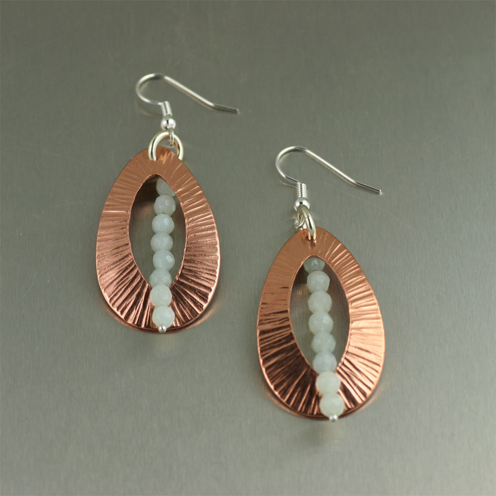 Handmade Copper Earrings
 Handmade Copper Jewelry July 2012