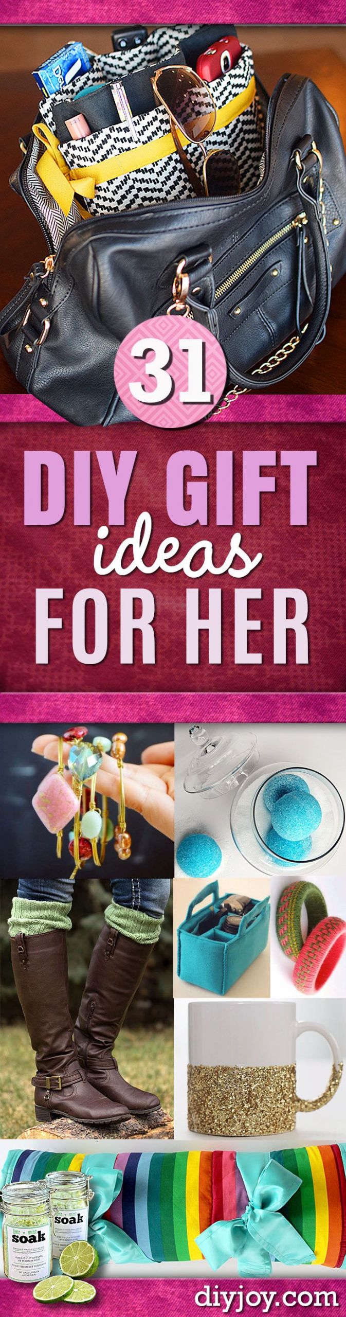 Handmade Gift Ideas For Girlfriend
 DIY Gift Ideas for Her