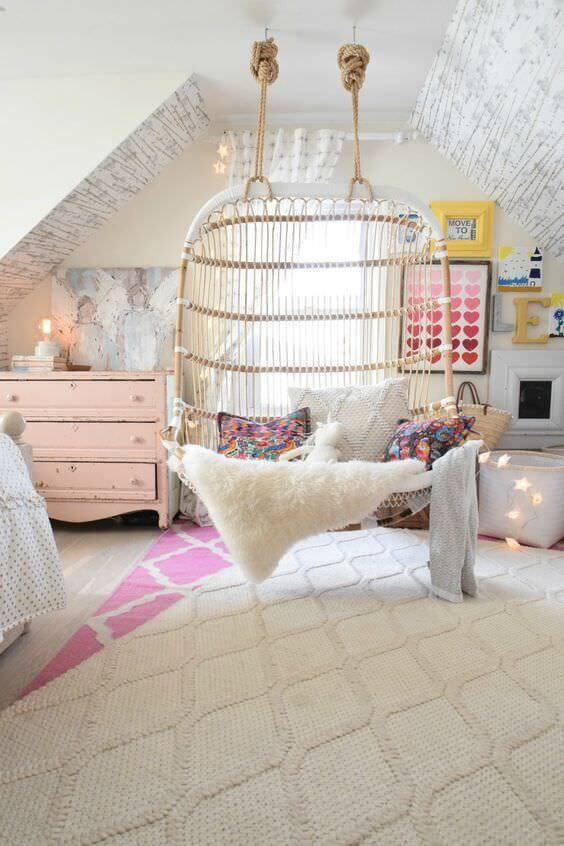 Hanging Chair For Kids Room
 Hanging Chair Roundup & Styling Ideas Daly Digs