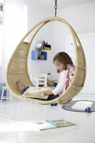 Hanging Chair For Kids Room
 the boo and the boy Hanging chairs swings in kids rooms