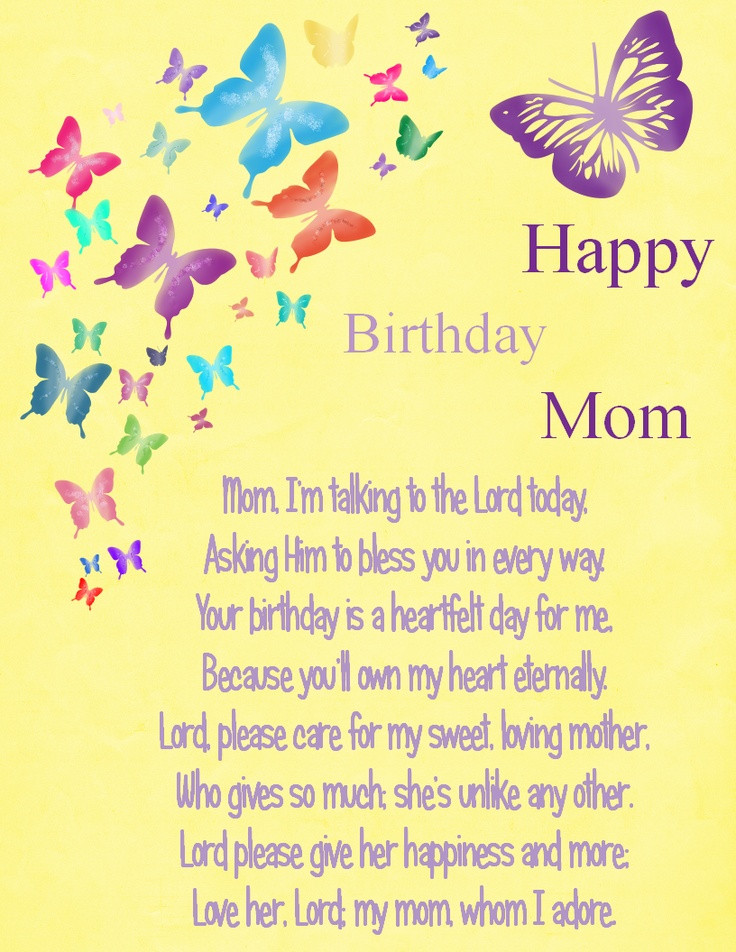 Happy Bday Mother Quotes
 16 best images about happy birthday mom on Pinterest