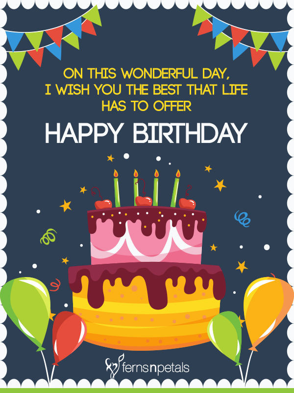 Happy Birthday Cards For Him
 90 Happy Birthday Wishes Quotes & Messages in 2020