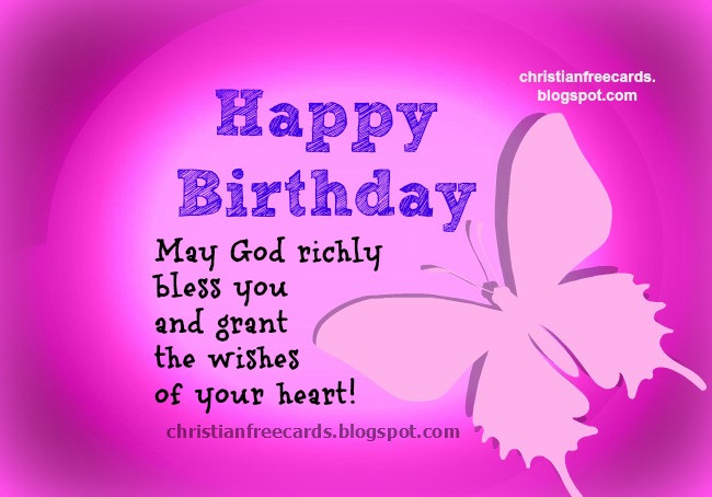 Happy Birthday Christian Quote
 Free Christian Cards January 2014