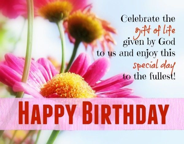 Happy Birthday Christian Quote
 Pin on Good Morning Wishes