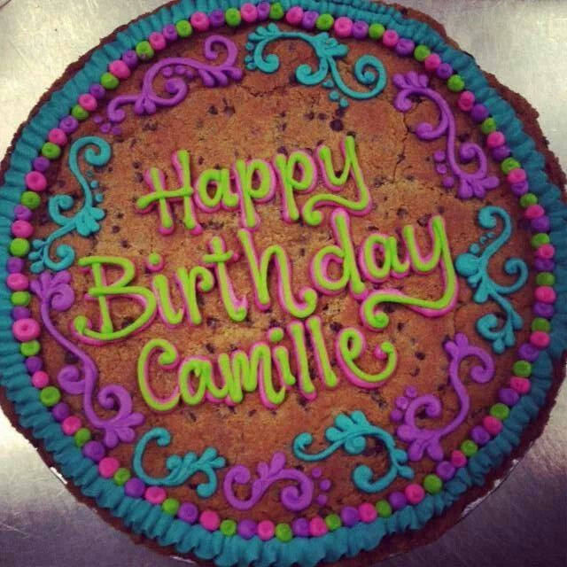 Happy Birthday Cookie Cake
 Happy Birthday Cookie Cakes oh baby baby
