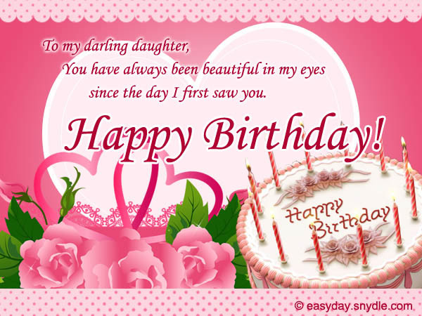 Happy Birthday Daughter Wishes
 Birthday Messages for Your Daughter – Easyday