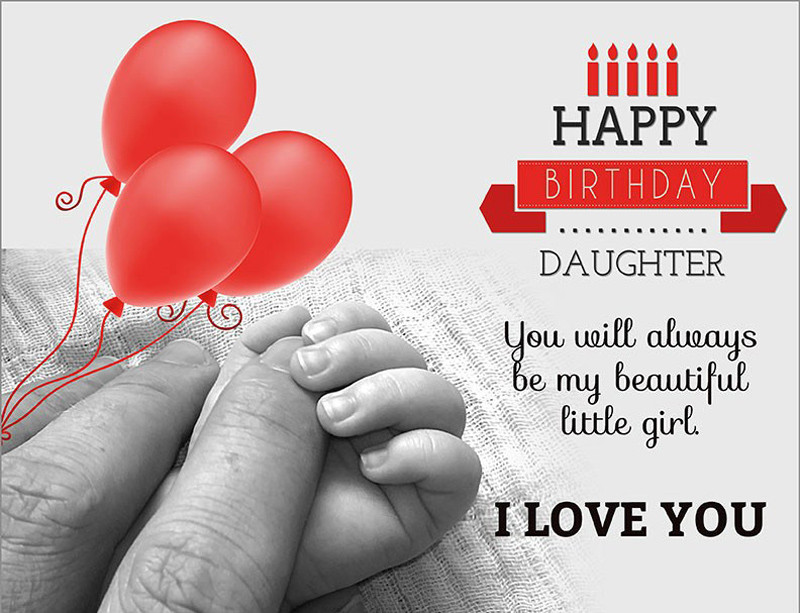 Happy Birthday Daughter Wishes
 Birthday Status For Daughter Short Quotes and Messages