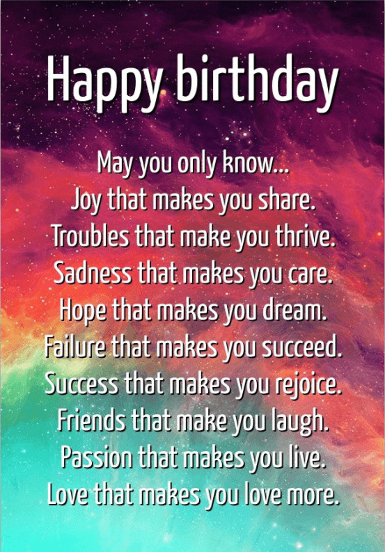 Happy Birthday Inspirational Quotes
 65 Best Encouraging Birthday Wishes and Famous Quotes