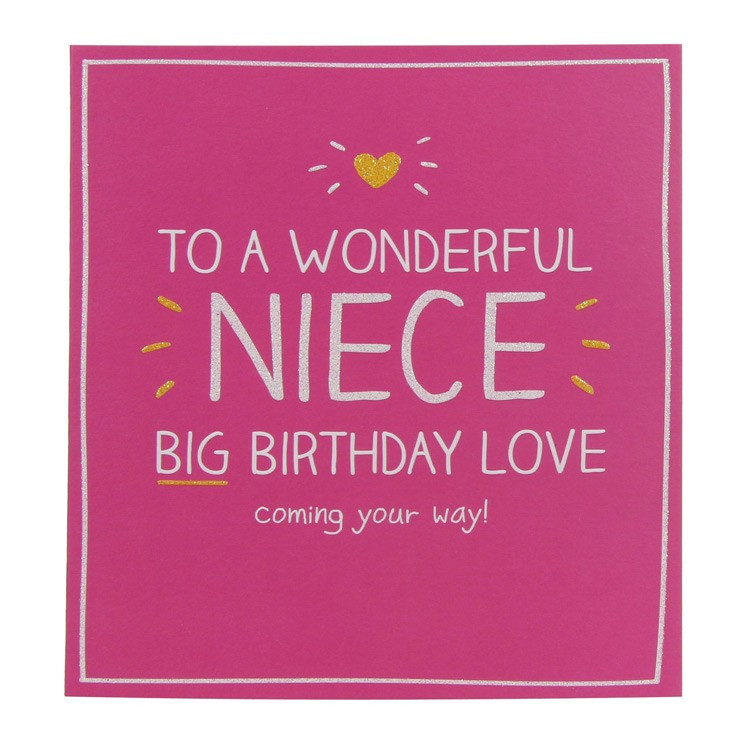Happy Birthday Niece Images And Quotes
 Happy Jackson Wonderful Niece Birthday Card