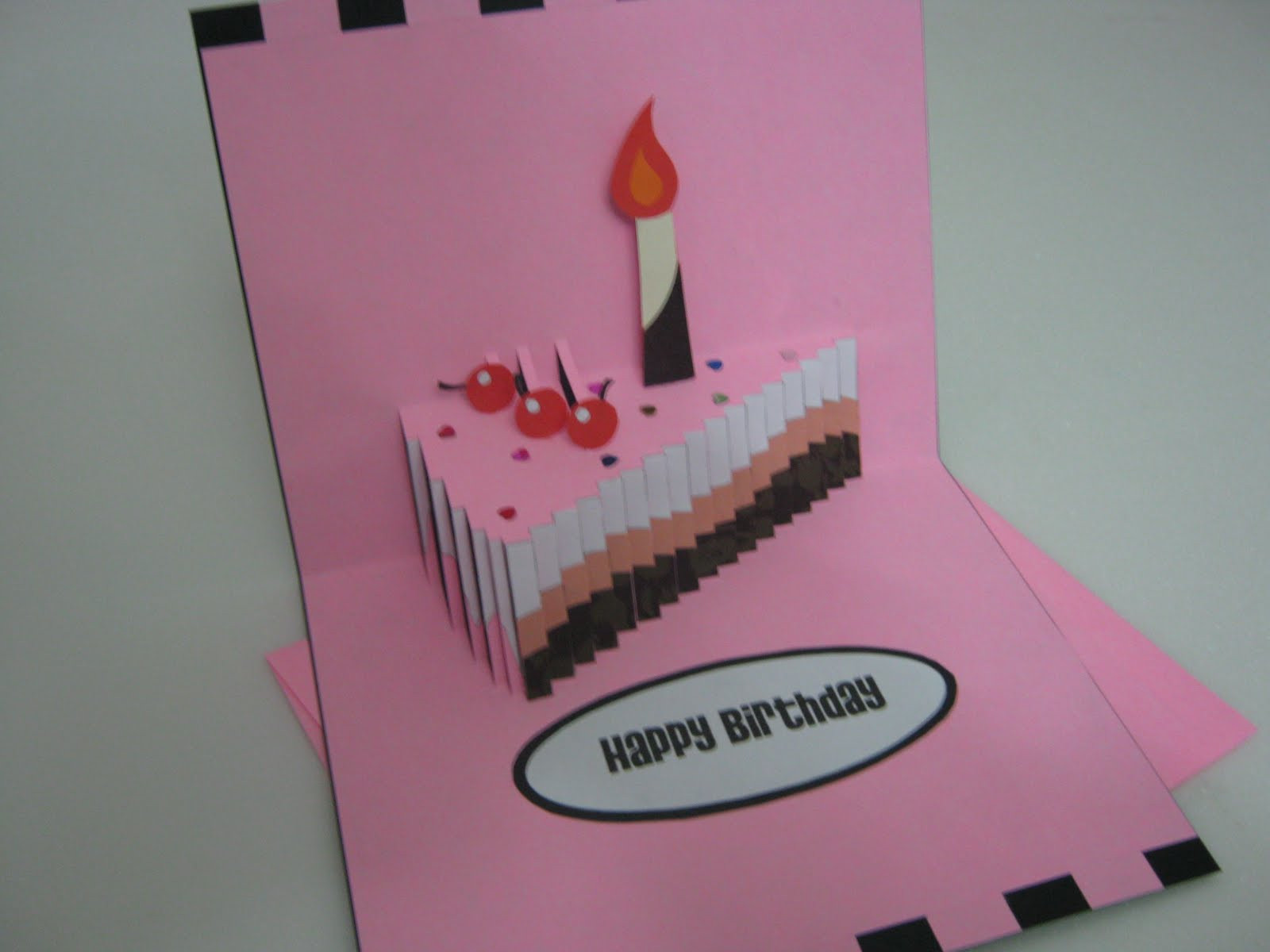 Happy Birthday Pop Up Card
 Handmade Greeting Card Crafts Bestfriends Made it happy