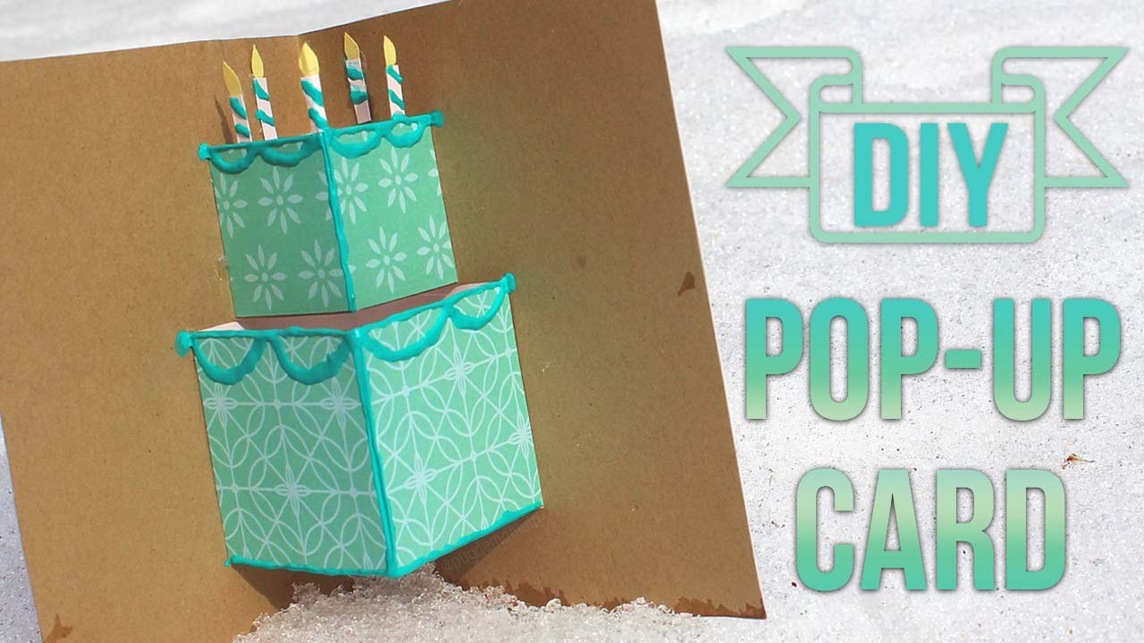Happy Birthday Pop Up Card
 How To Make A Simple Pop Up Birthday Card 🎂