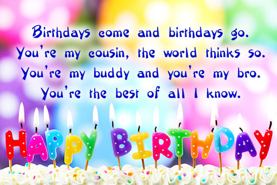 Happy Birthday Quotes For A Cousin
 Boy Cousin Quotes QuotesGram