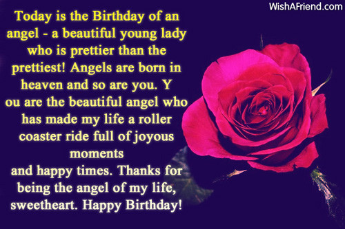Happy Birthday Quotes For Friend Girl
 Today is the Birthday of an Birthday Wish For Girlfriend