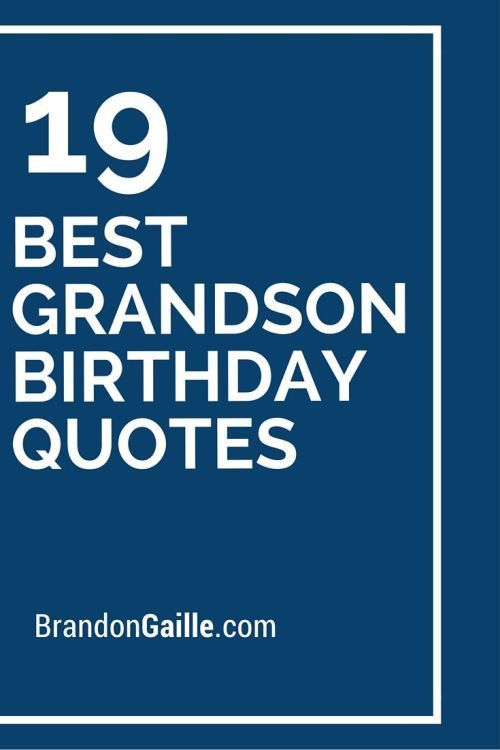 Happy Birthday Quotes For Grandson
 Grandson Birthday Meme 34 WishMeme