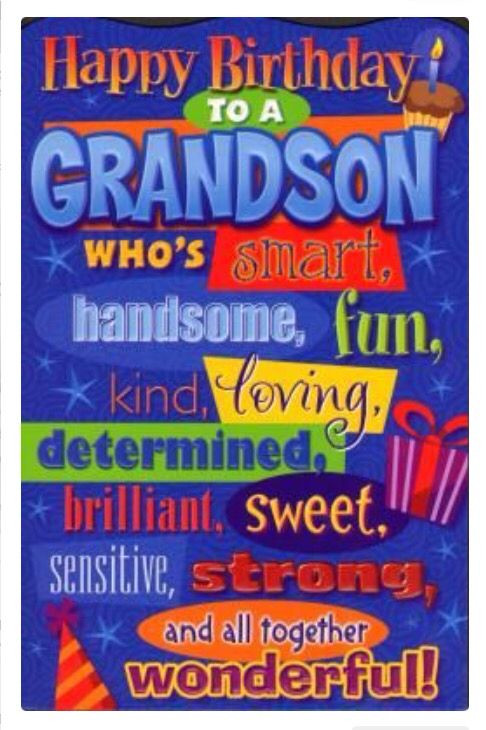 Happy Birthday Quotes For Grandson
 Happy Birthday to my grandson Joshua carter hope you
