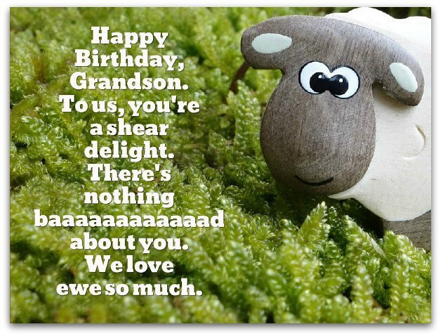 Happy Birthday Quotes For Grandson
 Grandson Birthday Wishes Page 2