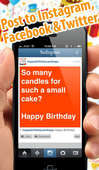 Happy Birthday Quotes For Instagram
 Happy Birthday Wishes Cardgram Post Text or Quotes