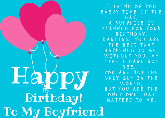 Happy Birthday Quotes For My Boyfriend
 Romantic Happy Birthday Poems for Boyfriend LOVE POETRY
