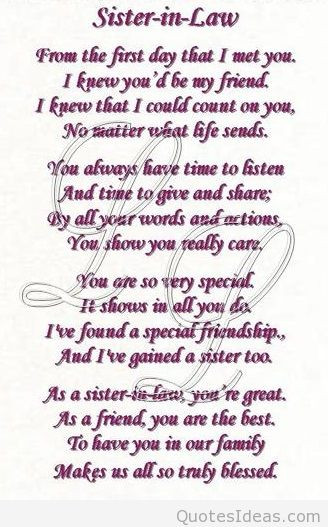 Happy Birthday Quotes For Sister In Laws
 Halloween Happy Sister In Law Birthday Quotes QuotesGram