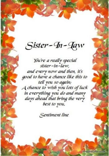 Happy Birthday Quotes For Sister In Laws
 Pin by Sherry Myers on so true