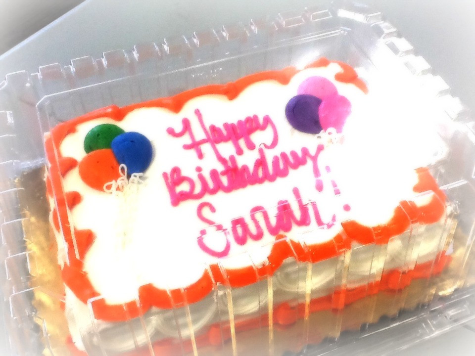 Happy Birthday Sarah Cake
 Happy Birthday Sarah First Baldwin Insurance