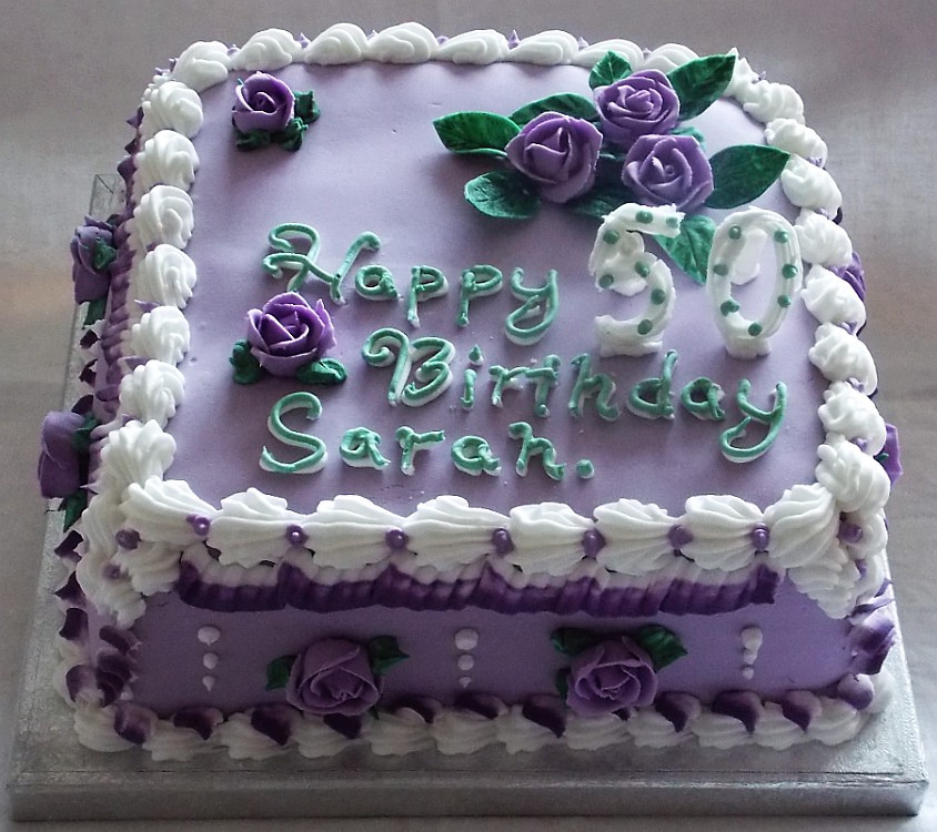 Happy Birthday Sarah Cake
 Sara Birthday Cakes