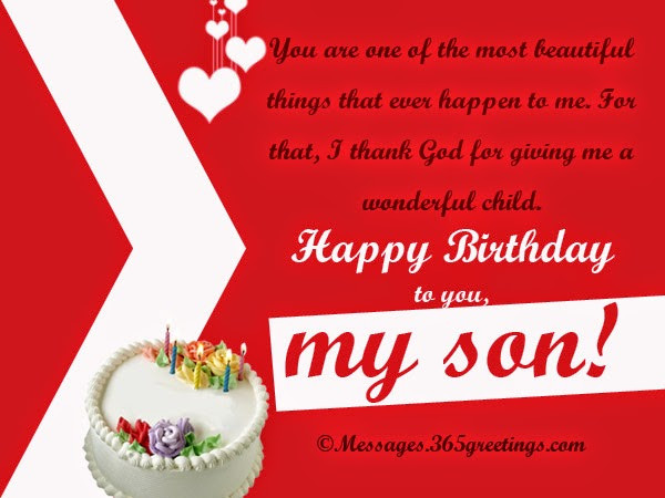 Happy Birthday Son Wishes
 All wishes message Greeting card and Tex Message