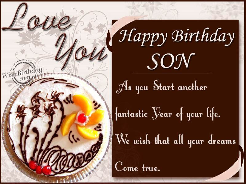Happy Birthday Son Wishes
 Funny Free Son birthday wishes daughter