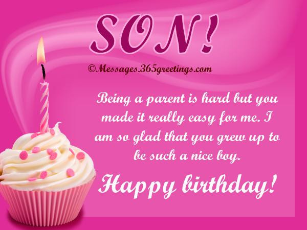 Happy Birthday Son Wishes
 Birthday Wishes for Son 365greetings