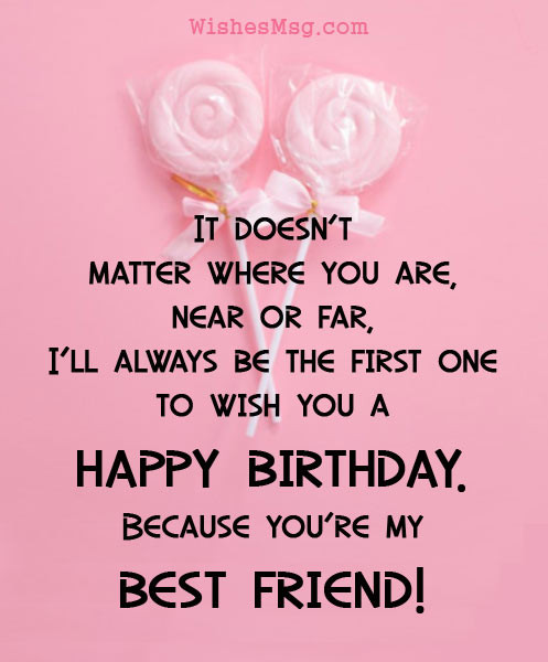 Happy Birthday Wishes For A Best Friend
 Advance Birthday Wishes Messages and Quotes WishesMsg