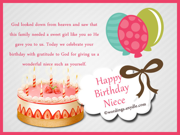 Happy Birthday Wishes For My Niece
 Happy Birthday Wishes for Niece Niece Birthday Messages