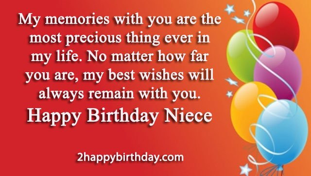 Happy Birthday Wishes For My Niece
 25 Happy Birthday Niece Sweet Quotes & Messages