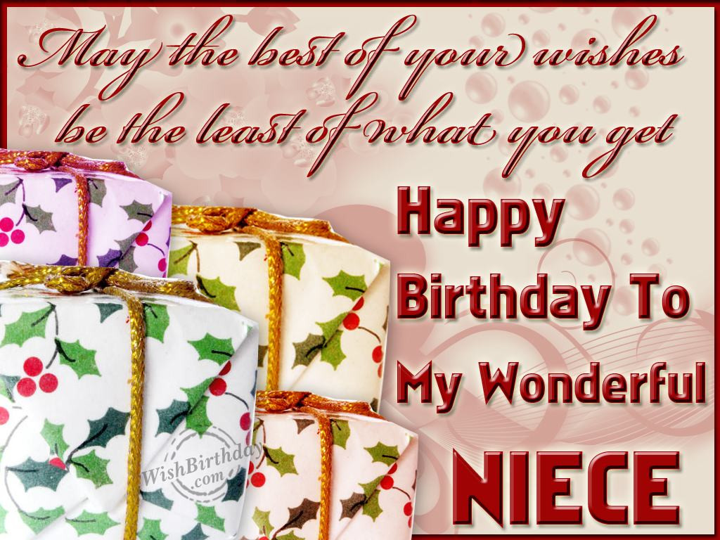 Happy Birthday Wishes For My Niece
 Happy Birthday Niece Quotes QuotesGram