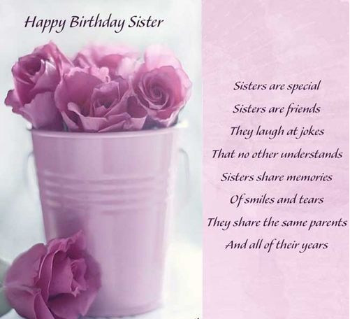 Happy Birthday Wishes For Sister
 Best happy birthday to my sister quotes – StudentsChillOut