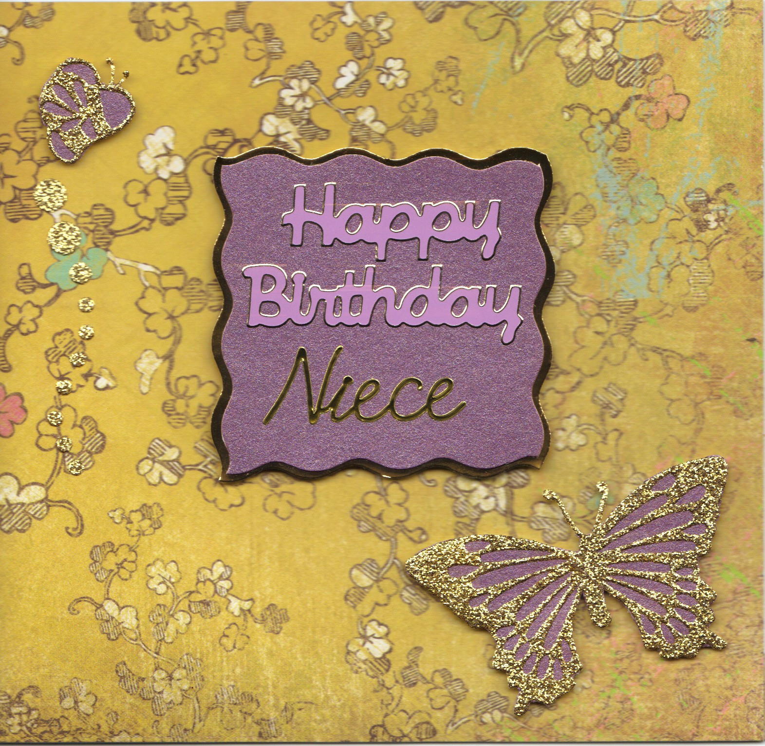 Happy Birthday Wishes Niece
 Quotes For Nieces Birthday Card QuotesGram