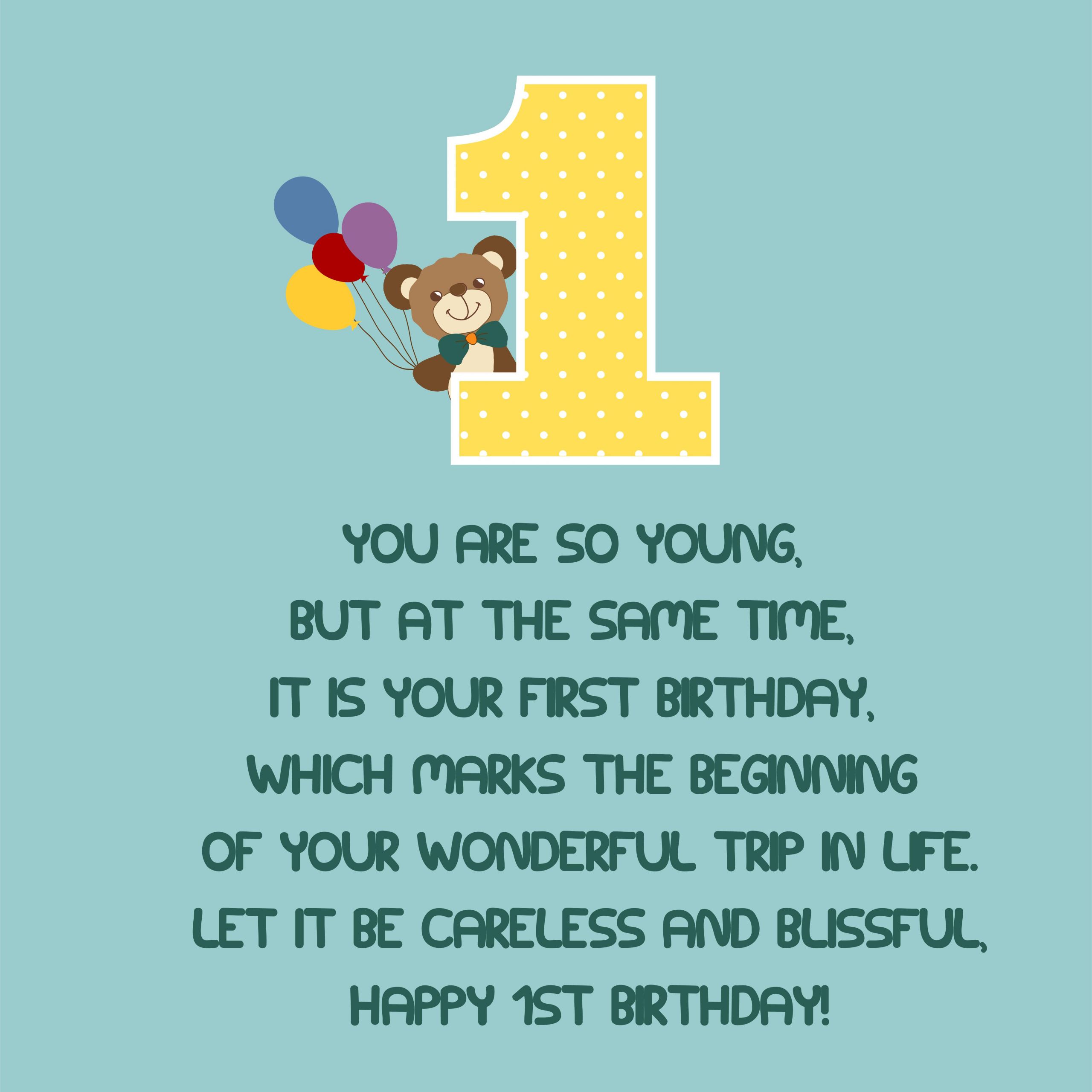 Happy First Birthday Wishes
 Happy First Birthday Wishes – Top Happy Birthday Wishes